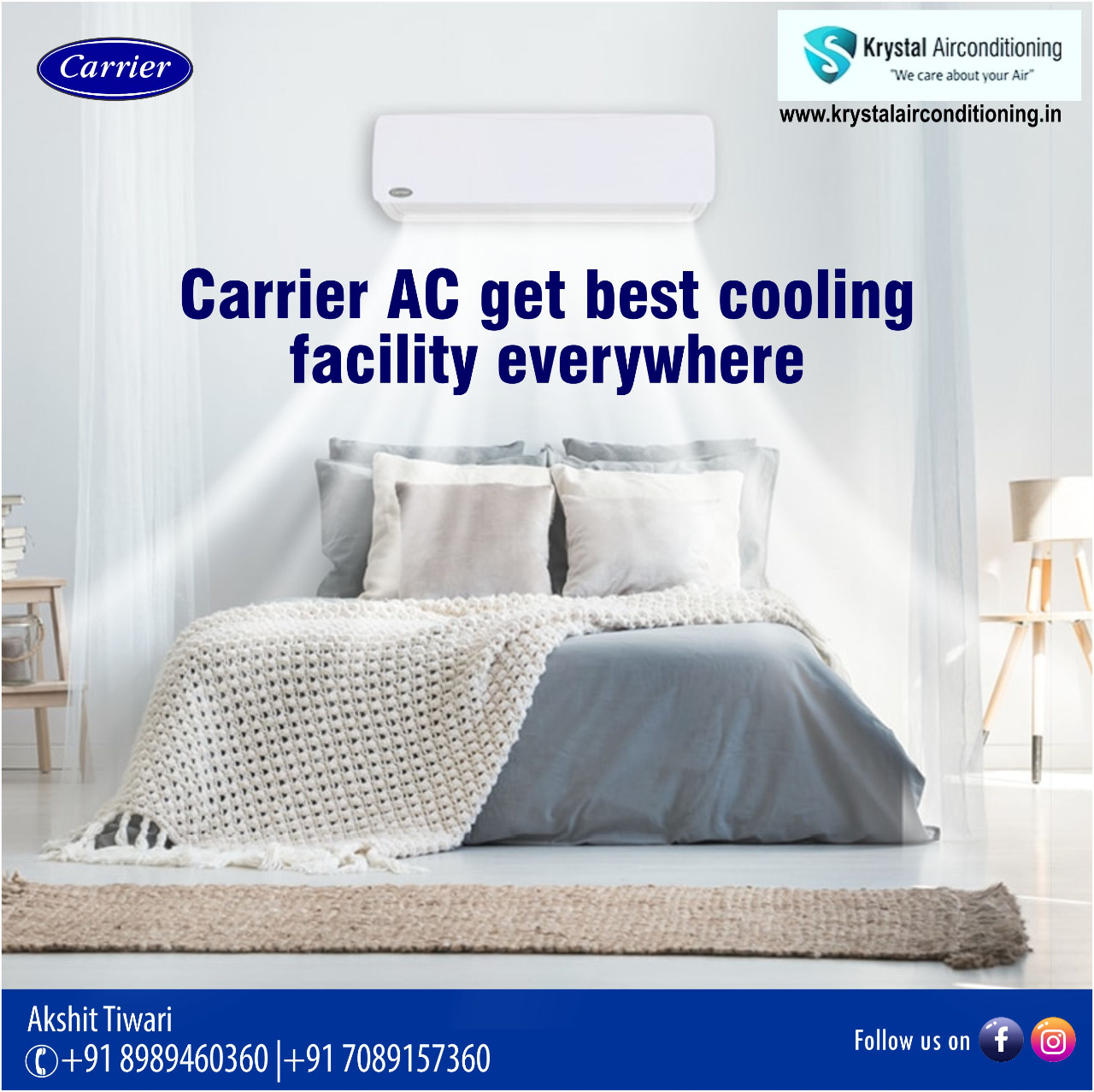 Carrier Split AC Dealer in Indore